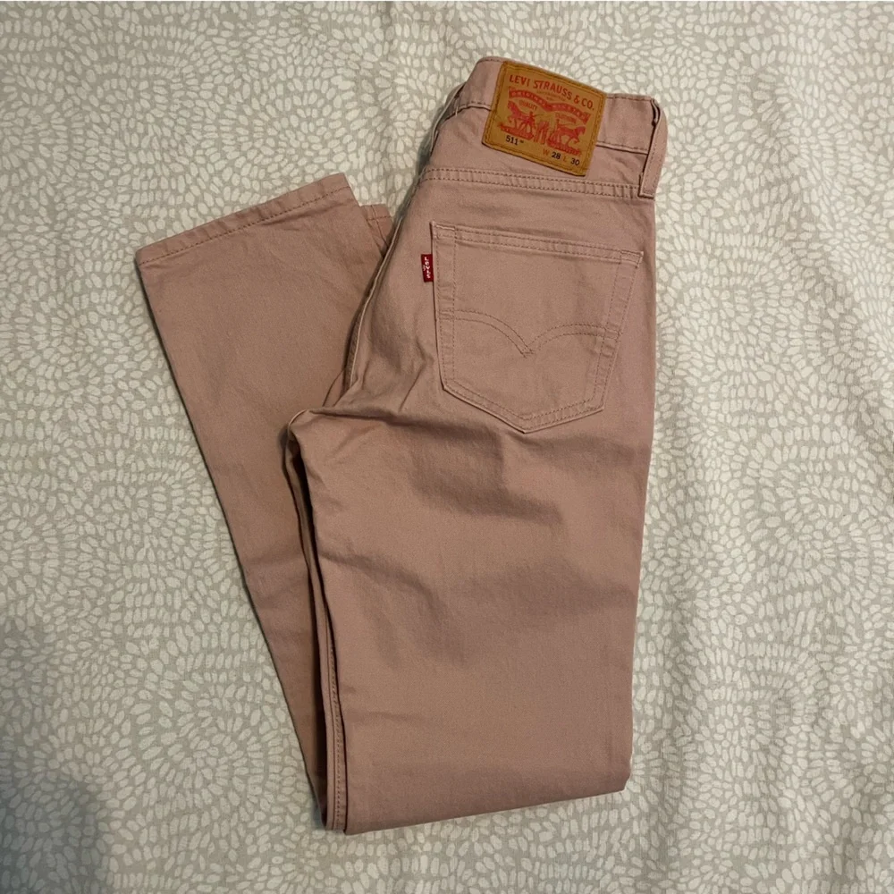 Levi’s Men’s 511 Dusty Rose Jeans 28 x 30